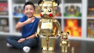 My Pikachu Bearbrick Gold Chrome 1000% 400% 100% Calvin CKN