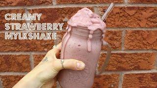 Strawberry Mylkshake | HCLF VEGAN