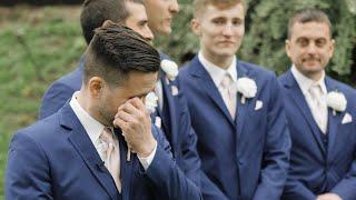 Grooms Can't Stop Crying Seeing Their Brides!