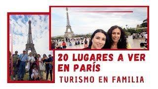 20 Lugares a Ver en PARIS TURISMO EN FAMILIA / PERUANA TRAVEL VLOGGER EN PARIS