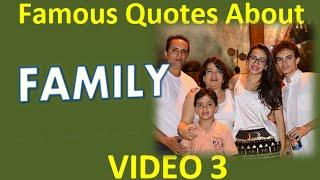 Famous Quotes About Family  - video 3