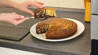 Пирог Зебра очень вкусный и простой. Zebra Kuchen.