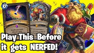 Goldbeard Quasar Rogue is INSANE! The Great Dark Beyond Hearthstone Rogue Deck