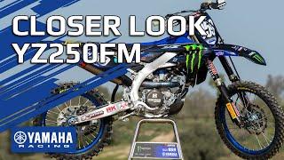 Closer look at the 2021 Monster Energy Yamaha Factory YZ250FM