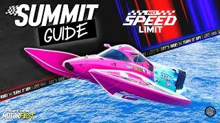 NO SPEED LIMIT Summit Guide - The Crew Motorfest