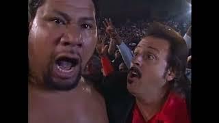 Meng Snaps & refuses to release Tongan Death Grip on Chris Benoit!1997 (WCW)