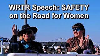 Butterfly Tracks Speech at WRTR: Women's Safety on the Road.