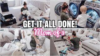 GET IT ALL DONE | BUSY MOM OF 3 | PRODUCTIVE DAY IN THE LIFE | MILITARY FAMILY VLOGS