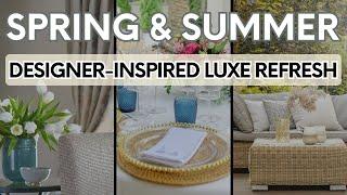 Spring and Summer Home Décor Styling | 5 Easy Luxury Design Tips