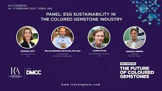 ICA Congress 2023 - Panel: ESG Sustainability in the Colored Gemstone Industry