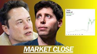 SAM ALTMAN ENDORSES ROBINHOOD, ELON COMMENTS ON BOTS, GAMESTOP, TECHNICAL TUESDAY | MARKET CLOSE