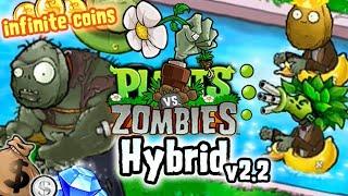 PvZ "Hybrid v2.2": The actual mini-games (HARD MODE & without lawn mower) | REUPLOAD