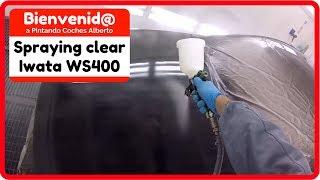 Anest Iwata WS400 | Spraying clear coat