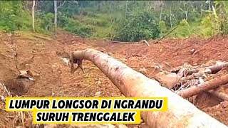 Mengenaskan ‼️ sisa lumpur tanah retak gerak Tinggal kenangan