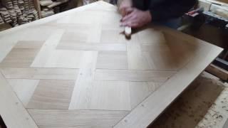 Parquet de Versailles  / chêne  neuf masiff brossé