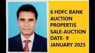 6 HDFC BANK AUCTION PROPERTIS SALE-9 JANUARY 2025-AUCTION DATE     VIDEO NUMBER-3240,