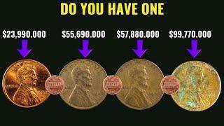 TOP 22 MOST VALUABLE USA RARE PENNY COINS THAT COULD MAKE YOU A MILLIONAIRE! PENNIES WORTH MONEY