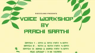 Prachi Saathi’s Fun With Voice -Kids Voice Workshop review