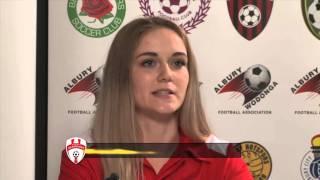 AWFA Press Conference - Rd 5 Women - Wodonga Diamonds vs Albury City