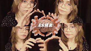 asmr  неразборчивый шёпот и звуки рук  (близкий шёпот)