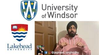 Windsor University vs Lakehead | Masters Computer science at Windsor | Data Science Co-op at TD Bank