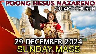 LIVE: Quiapo Church Mass Today • 29 December 2024 (Sunday Mass) • Fr. Dave Conception