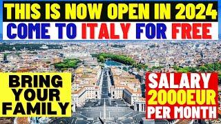 Italy Work Visa Process 2024: Italy Work Permit 2024: Italy Work Visa Permit For Foreigners In 2024