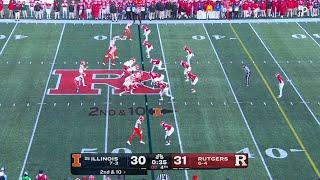 Illinois vs Rutgers Exciting Ending | 2024 College Football