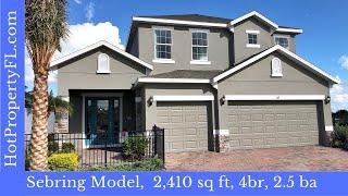 New Model Home Tour | Sebring Model | Park Square | Davenport / Orlando