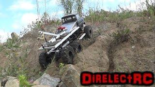 6x6 RC Tow Truck SCX10 Jeep Rubicon RC Rock Crawlers - DirelectRC