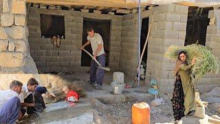 Covering the roof of nomadic houses: from cave to cement #kohgol#nomadic#cave