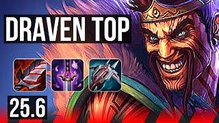 DRAVEN vs IRELIA (TOP) | 8 solo kills, Dominating | EUW Diamond | 25.6