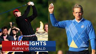 Luke Donald vs Jim Furyk | Extended Highlights | 2010 Ryder Cup