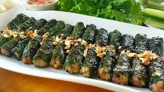 CHẢ LÁ LỐT cách làm mới chả thơm giòn béo không bị khô rất ngon vô cùng dễ |Nhamtran FV