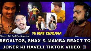 Rega Reaction on Joker bhai's TikTok Video  | Joker Ki Haveli Exposed! | Most Hilarious