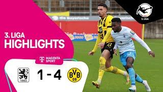 TSV 1860 München - Borussia Dortmund II | Highlights 3. Liga 22/23