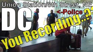 ⁴ᴷ⁶⁰ Walk and Ride Washington DC (Narrated): Union Station  | DC Street Car | Mega Bus