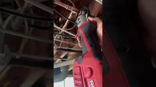 repairing bathroom leaks #plumbingtime #plumbing #propress #fastPropress #bathroom #followme #works