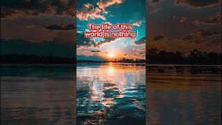 The life of this world is nothing #shorts #short #shortvideo #viralvideo #islam #allah