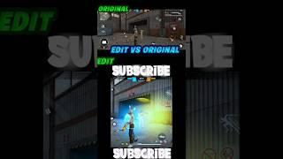 Before Vs After Editing in Free Fire  WAIT FOR END #freefireshorts #shortsfeed #shorts