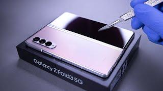 Samsung Galaxy Z Fold 3 Unboxing and Camera Test! - ASMR