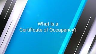 Understanding Certificate of Occupancy