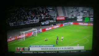 ► Gol de Lucas Alario | River Plate vs Olimpia 5-1 Amistoso Internacional 2016 | 12-11-2016