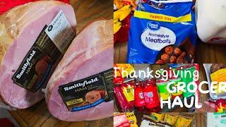 Large Thanksgiving grocery Hauls, Had to buy 2 Hams  #thanksgiving #food #holiday