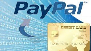 Как пополнить счет PayPal с кредитной карты