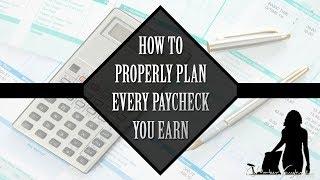 How to Properly Plan Every Paycheck You Earn | KeAmber Vaughn