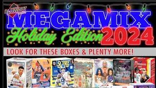 Holiday MegaMix from Blowout Cards. 25 Blaster Boxes from Blowout Cards. Holiday Edition 2024. Hour