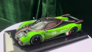 Vip Scale Models 1/18 Huayra R Green #29  VIP18033-F