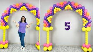 Colorful Balloon Arch Decoration