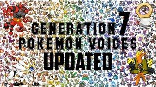 Pokemon | UPDATED Generation 7 Pokemon Voices/Impressions/Cries